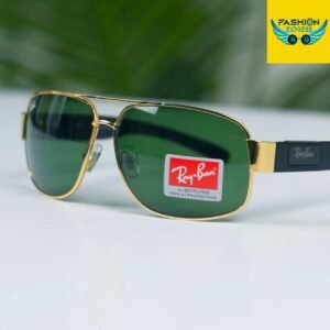 RAY BAN PREMIUM UV[GOLD+GREEN] SUNGLASS